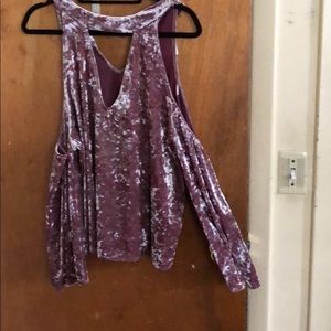 American Eagle Outfitters Cold Shoulder Top